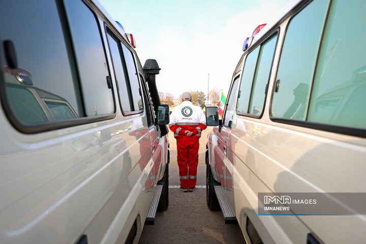 مراسم افتتاحیه و رزمایش طرح زمستانی در همدان