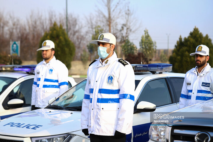 مراسم افتتاحیه و رزمایش طرح زمستانی در همدان