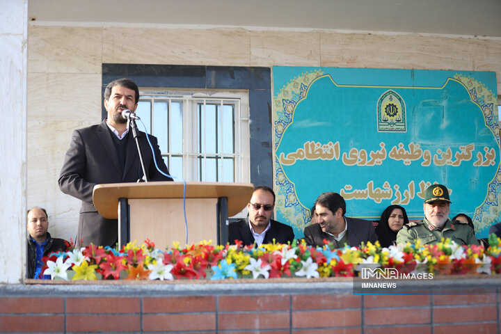 مراسم افتتاحیه و رزمایش طرح زمستانی در همدان