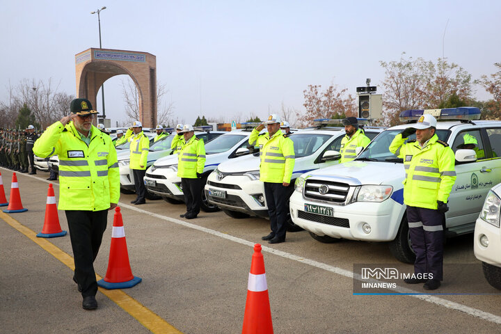 مراسم افتتاحیه و رزمایش طرح زمستانی در همدان