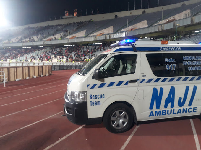 آمبولانس ناجی اولین مرکزی که به کمک اورژانس تهران آمد! آمبولانس ناجی اولین مرکزی که به کمک اورژانس تهران آمد!