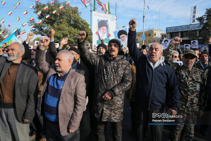 مراسم گرامیداشت حماسه ۹ دی در اصفهان