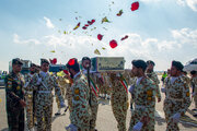 مراسم استقبال از شهید تازه تفحص شده دوران دفاع مقدس در شیراز