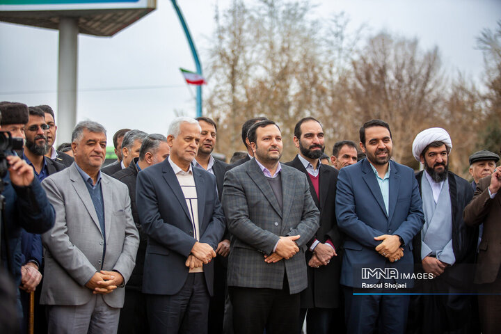 آیین ورود ۳۷ دستگاه اتوبوس جدید شهری به ناوگان حمل‌ونقل عمومی اصفهان