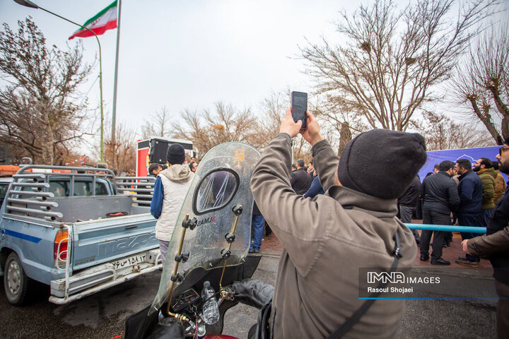 آیین ورود ۳۷ دستگاه اتوبوس جدید شهری به ناوگان حمل‌ونقل عمومی اصفهان