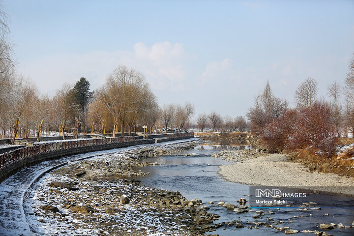 چهره برفی شهرستان مبارکه