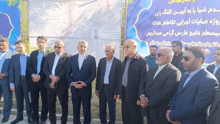 عملیات اجرایی ساخت تقاطع غیرهم‌سطح خلیج فارس کلید خورد