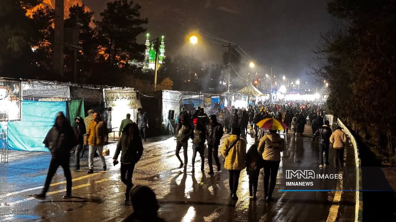 مردم در میدان/ مسیر عشق در سرمای زیر صفر درجه کرمان