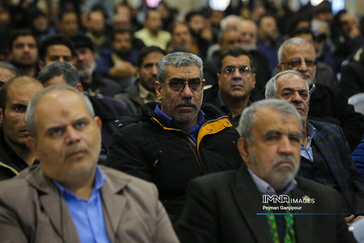 مراسم سالروز شهادت سرداران شهید حاج قاسم سلیمانی و حاج احمد کاظمی در اصفهان