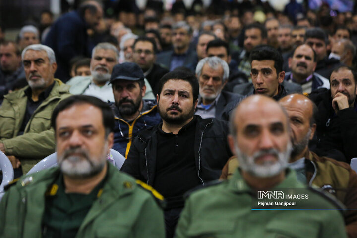 مراسم سالروز شهادت سرداران شهید حاج قاسم سلیمانی و حاج احمد کاظمی در اصفهان