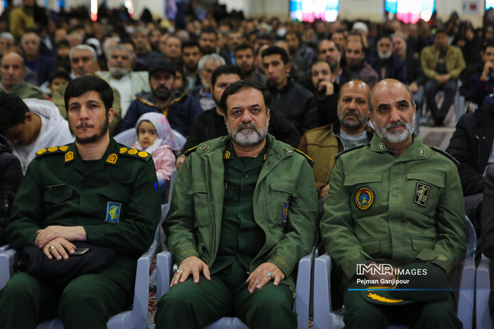 مراسم سالروز شهادت سرداران شهید حاج قاسم سلیمانی و حاج احمد کاظمی در اصفهان