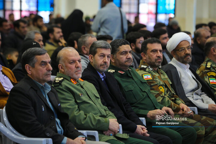 مراسم سالروز شهادت سرداران شهید حاج قاسم سلیمانی و حاج احمد کاظمی در اصفهان