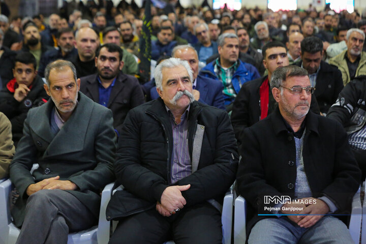 مراسم سالروز شهادت سرداران شهید حاج قاسم سلیمانی و حاج احمد کاظمی در اصفهان