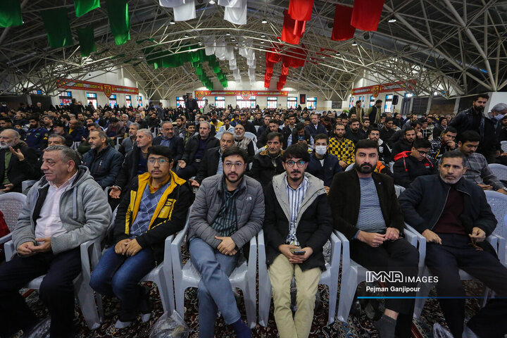 مراسم سالروز شهادت سرداران شهید حاج قاسم سلیمانی و حاج احمد کاظمی در اصفهان