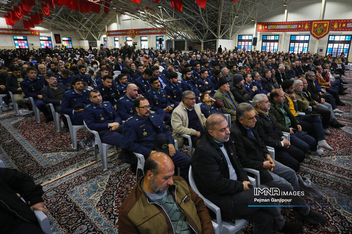 مراسم سالروز شهادت سرداران شهید حاج قاسم سلیمانی و حاج احمد کاظمی در اصفهان