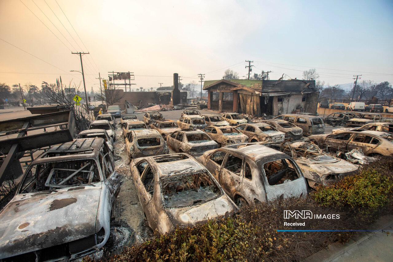 جزئیات جدید از آتش سوزی لس آنجلس+ تصاویر و آمار خسارتها