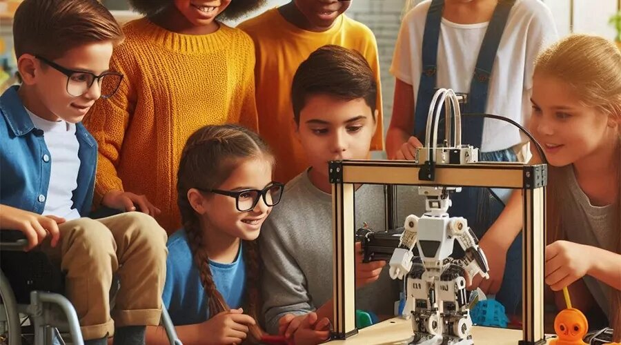 ساخت ربات با پرینتر سه بعدی