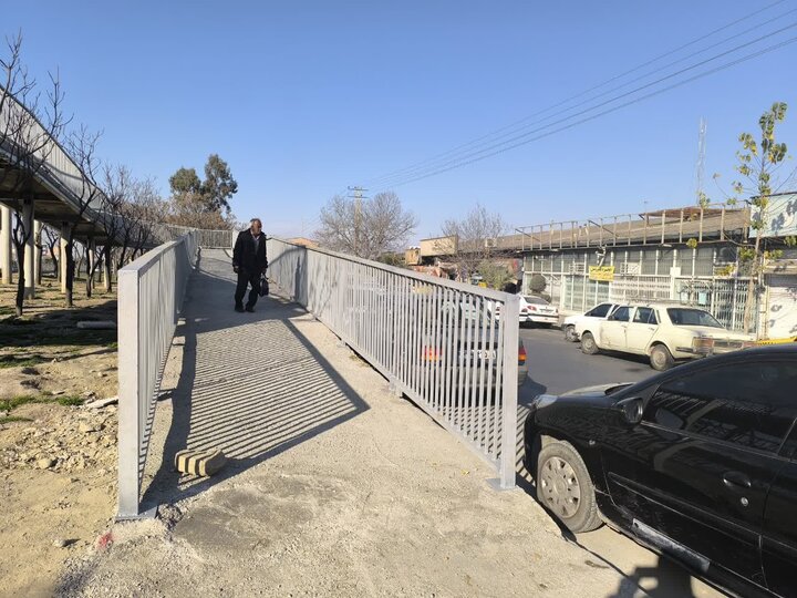 اقبال شهروندان از آماده‌سازی پل عابر پیاده کمربندی گرگان