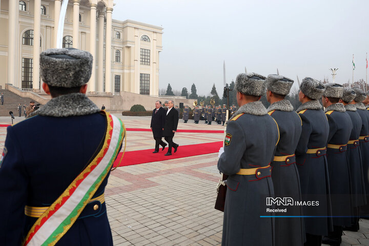 استقبال رسمی امامعلی رحمان از دکتر پزشکیان