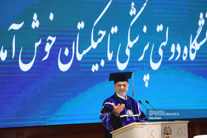 حضور در دانشگاه علوم پزشکی ابوعلی سینای تاجیکستان