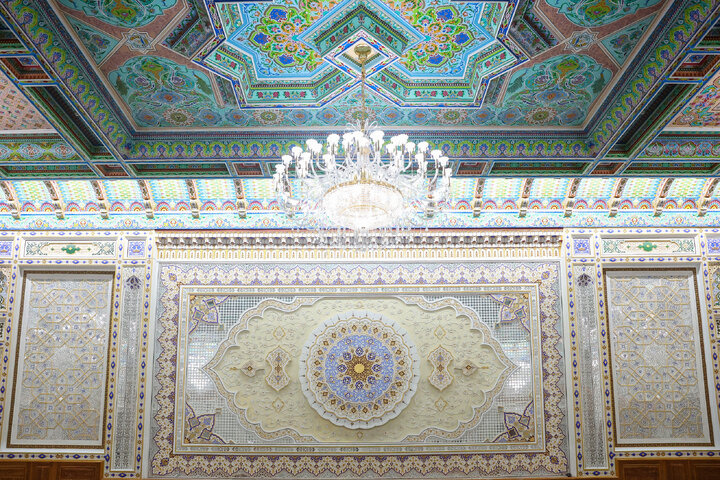 بازدید رئیس جمهور از کاخ نوروز تاجیکستان