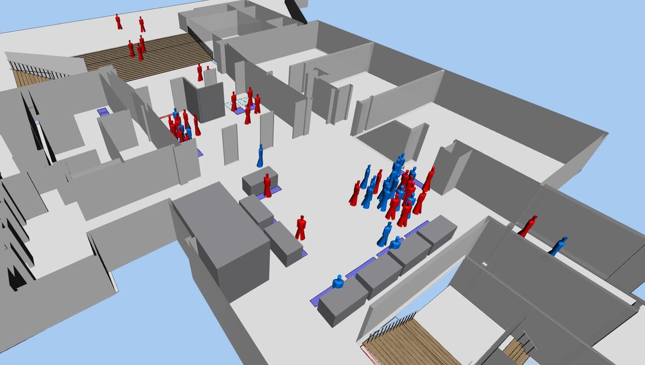 بهینهسازی تجربه بازدیدکنندگان با تحلیل جریان پیادهروها