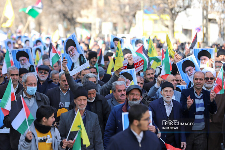 راهپیمایی جمعه نصر در همدان