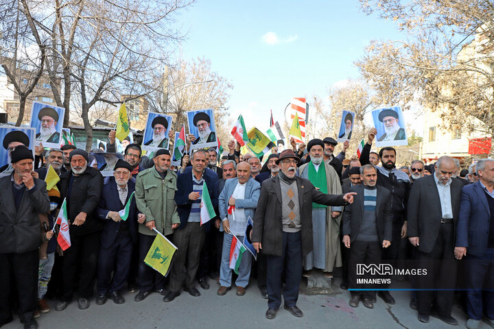 راهپیمایی جمعه نصر در همدان