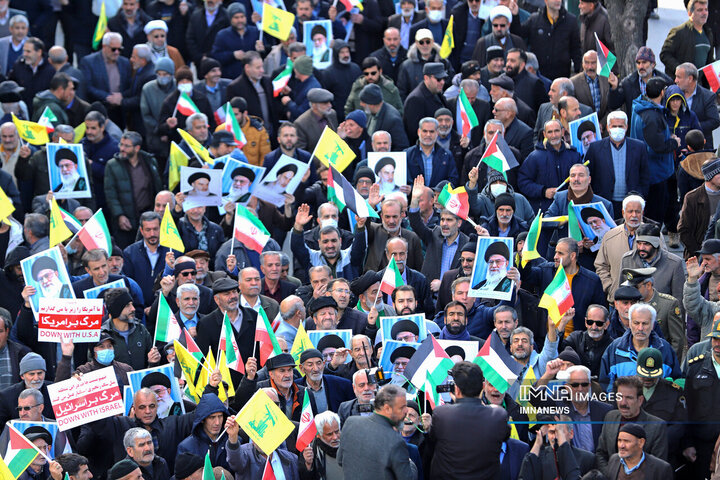 راهپیمایی جمعه نصر در همدان