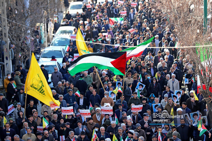 راهپیمایی جمعه نصر در همدان