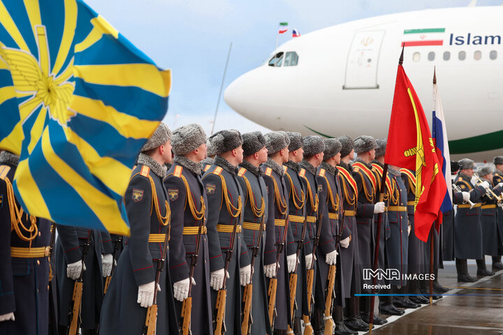 ورود رئیس جمهور به مسکو