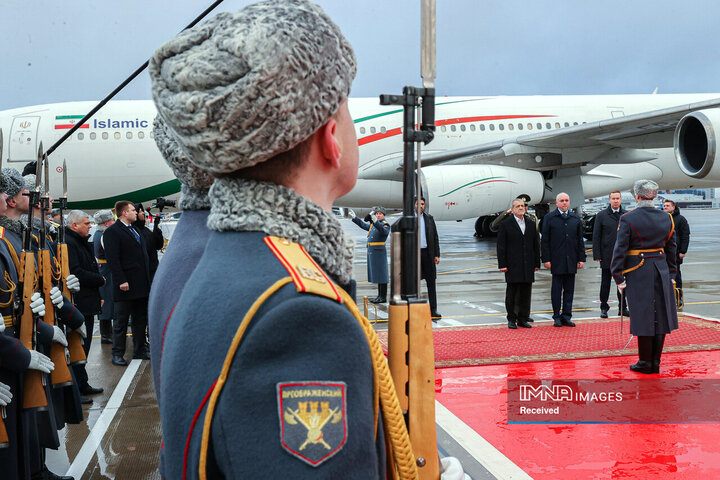 ورود رئیس جمهور به مسکو