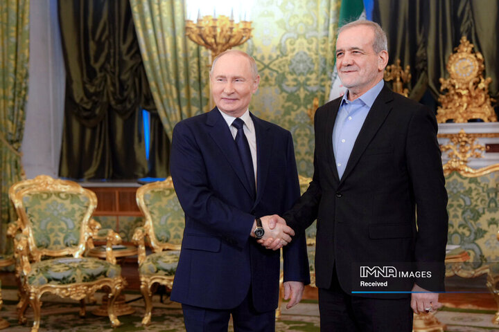 دیدار روسای جمهور ایران و روسیه