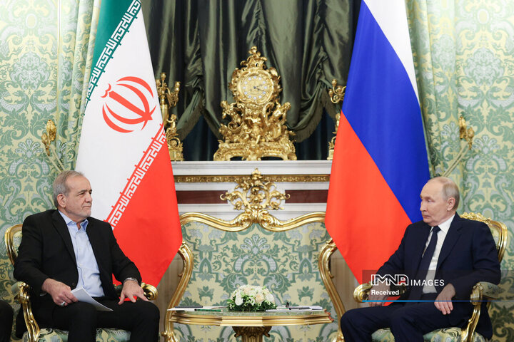 دیدار روسای جمهور ایران و روسیه