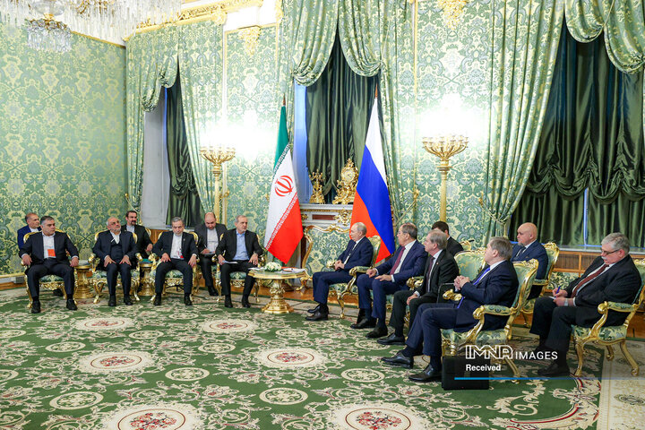 دیدار روسای جمهور ایران و روسیه