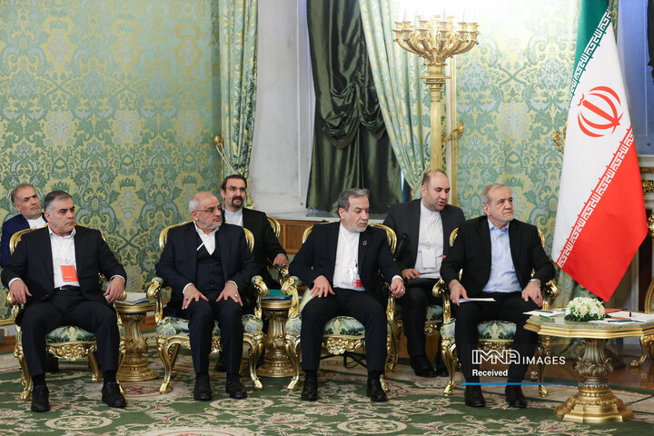 دیدار روسای جمهور ایران و روسیه