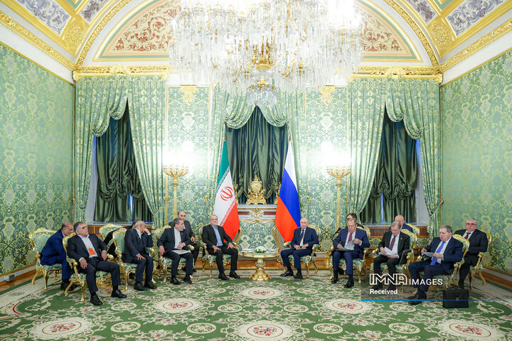 دیدار روسای جمهور ایران و روسیه