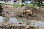 آغاز عملیات اجرایی رفع تصرف اراضی بستر رودخانه هراز آمل