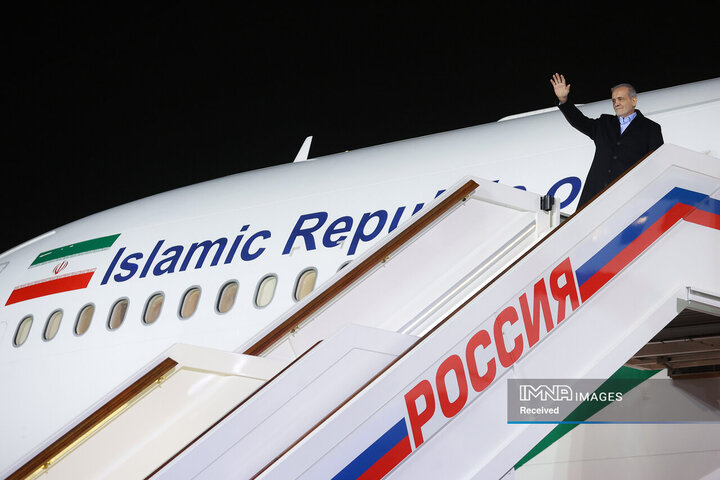 رئیس جمهور مسکو را به مقصد تهران ترک کرد