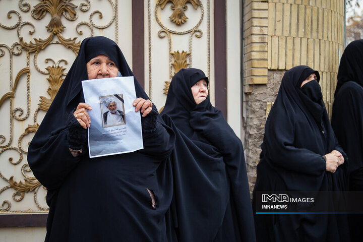 مراسم تشییع شهدای عدالت