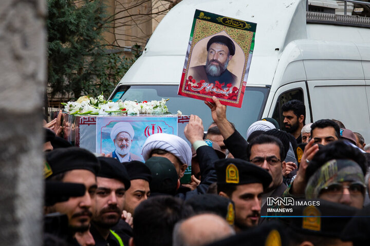 مراسم تشییع شهدای عدالت