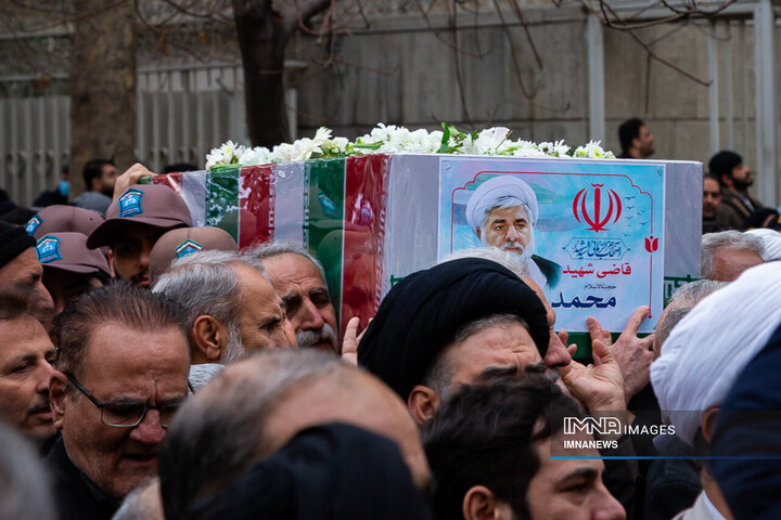 مراسم تشییع شهدای عدالت