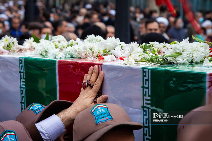 مراسم تشییع شهدای عدالت