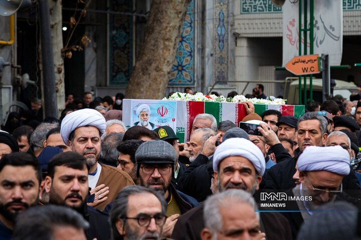 مراسم تشییع شهدای عدالت