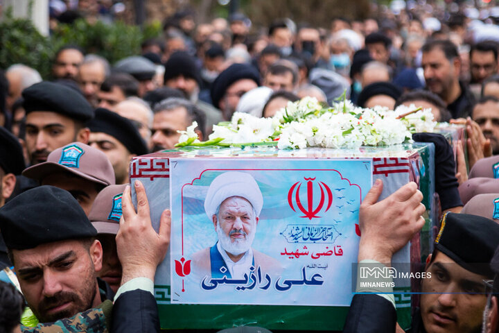 مراسم تشییع شهدای عدالت