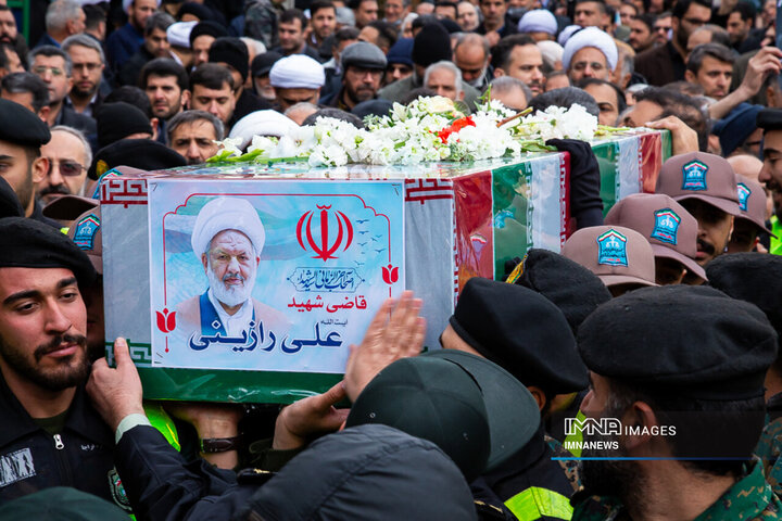 مراسم تشییع شهدای عدالت