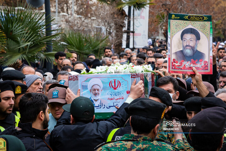 مراسم تشییع شهدای عدالت