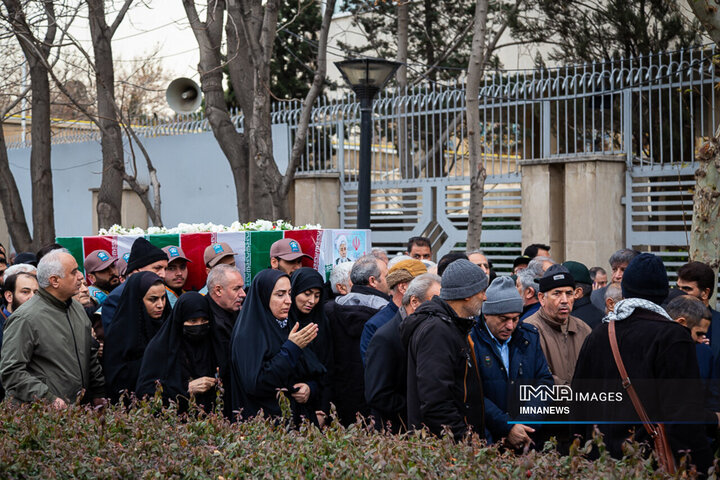 مراسم تشییع شهدای عدالت