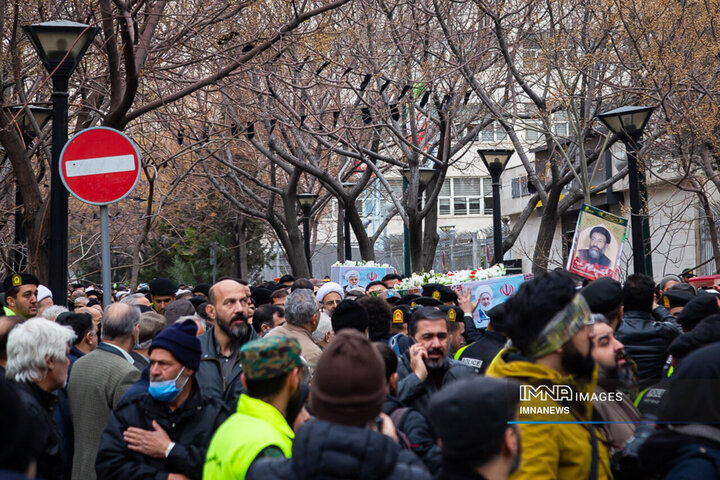 مراسم تشییع شهدای عدالت