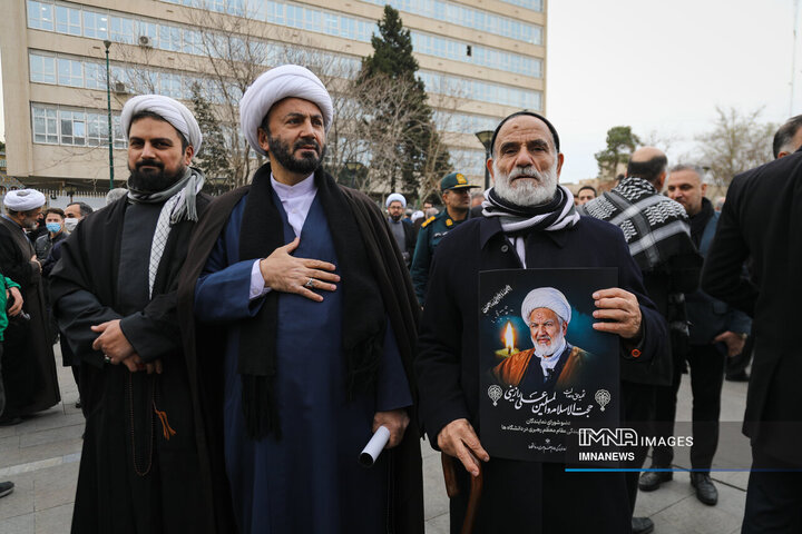 مراسم تشییع شهدای عدالت